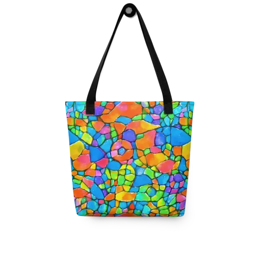 Prismatic Mosaic on a Tote Bag