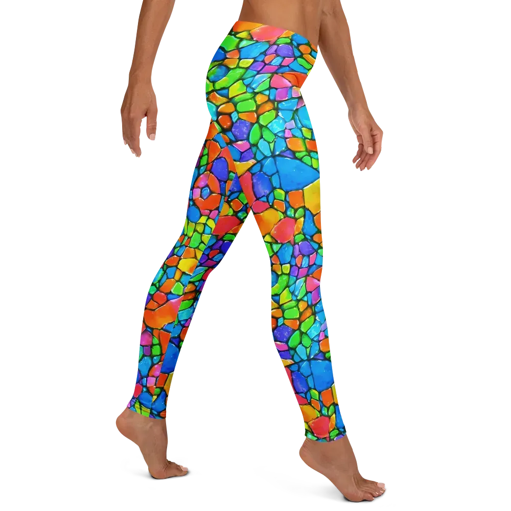 Prismatic Mosaic on Leggings — Right