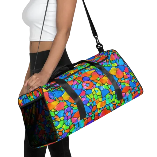 Prismatic Mosaic on a Duffle Bag