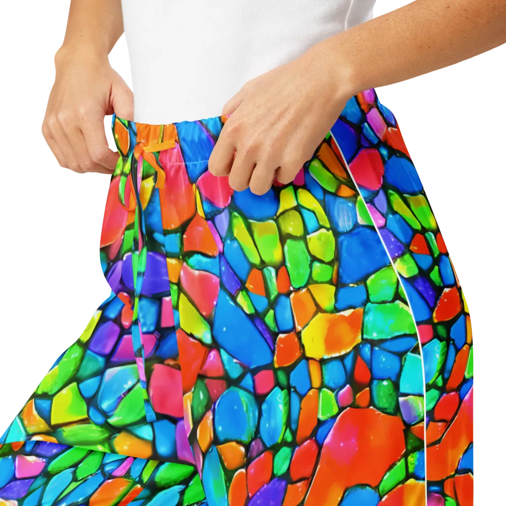 Prismatic Mosaic on Women's Pajama Pants — Product details