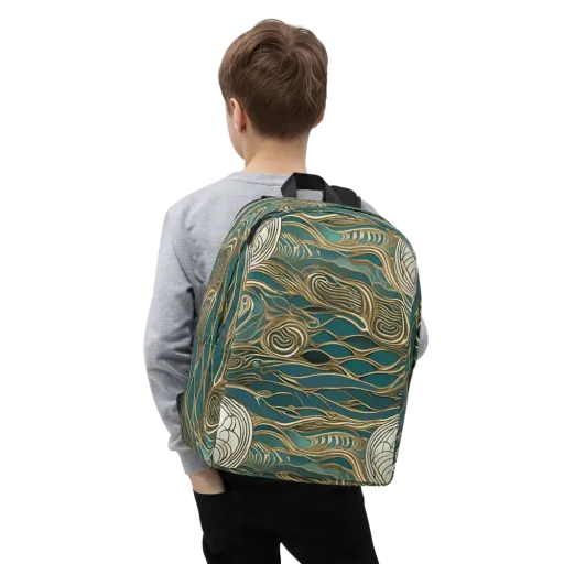 Gilded Tidal Flow on a Minimalist Backpack