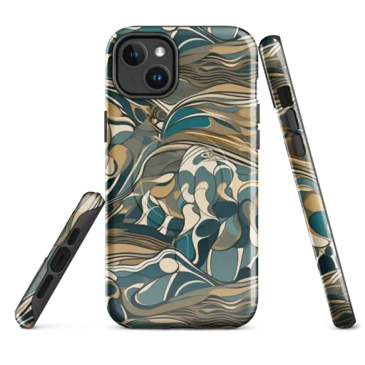 Marbled Current on a MagSafe Tough Case for iPhone®