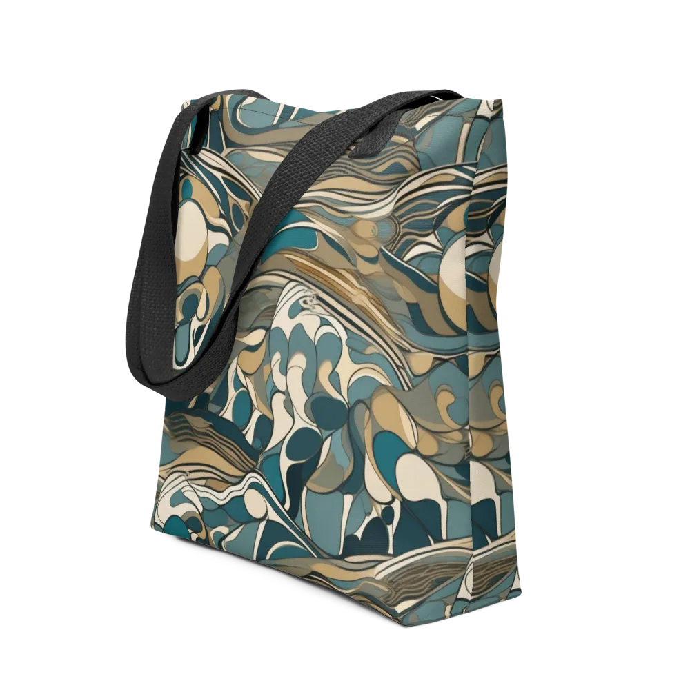Marbled Current on Tote Bag — Front