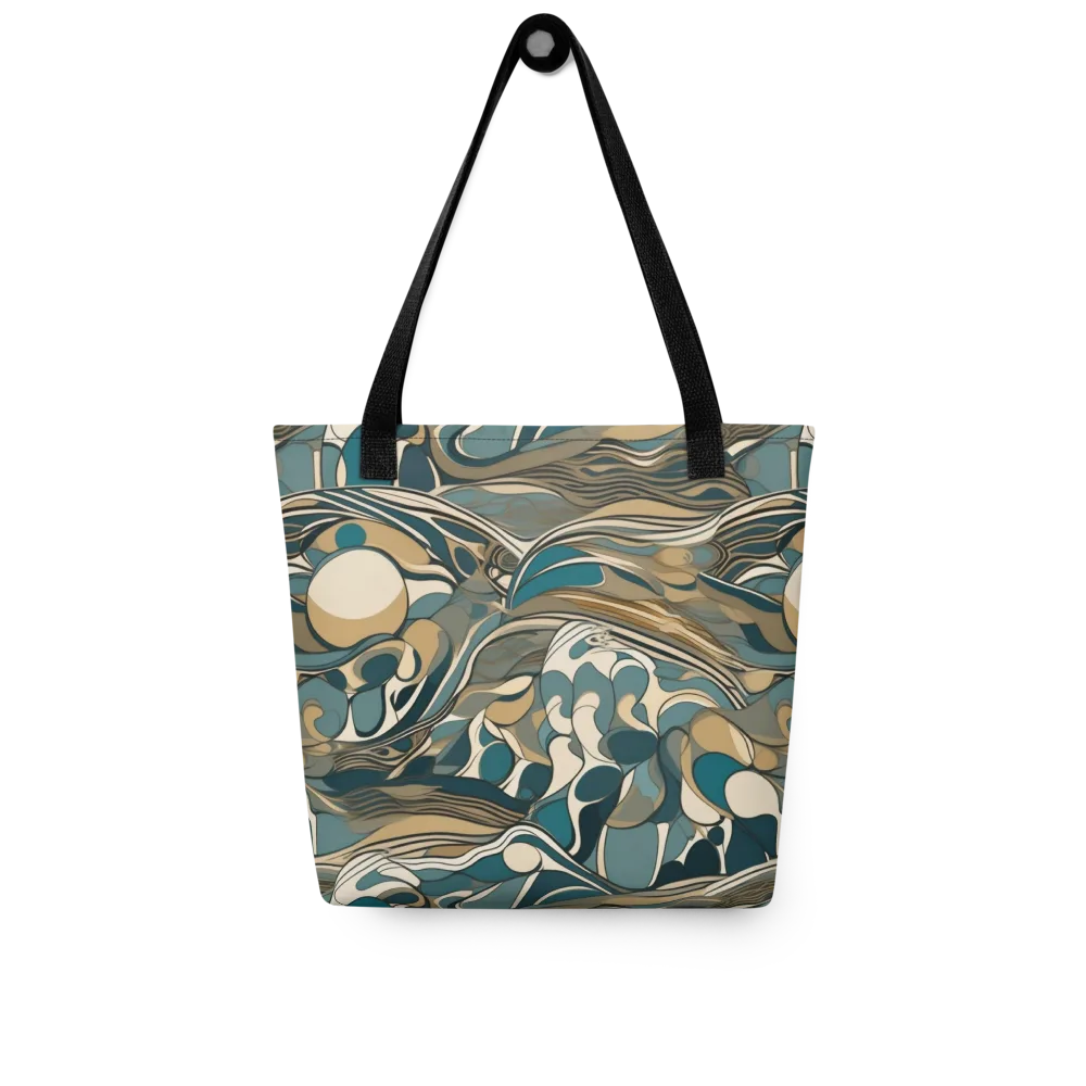 Marbled Current on Tote Bag — Front