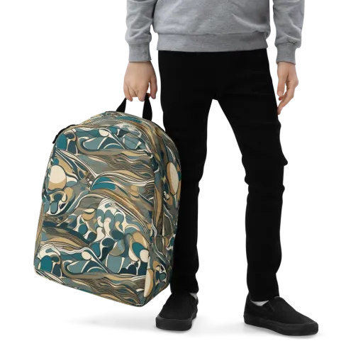 Marbled Current on a Minimalist Backpack