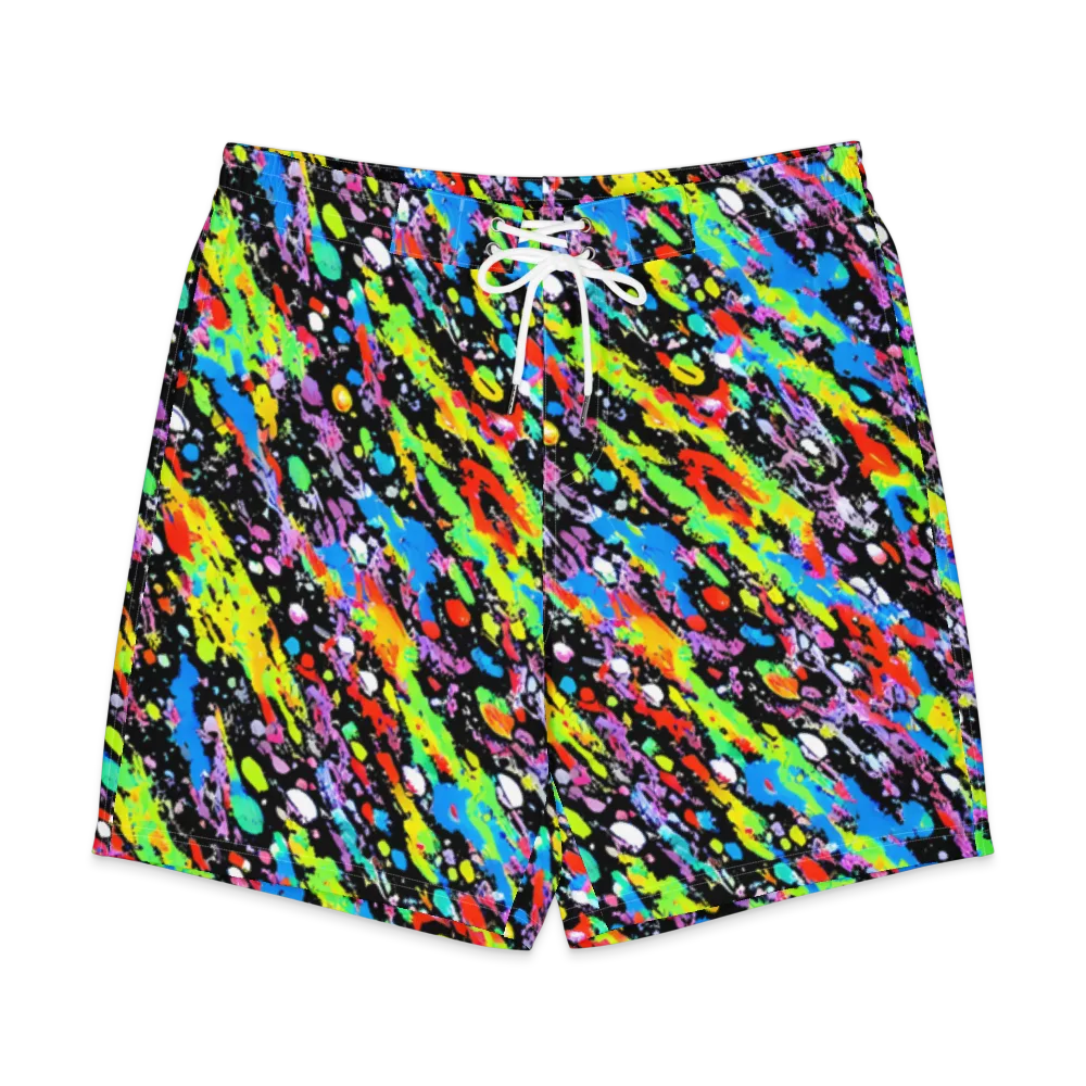 Pollock Pulse on Men's Board Shorts — Front