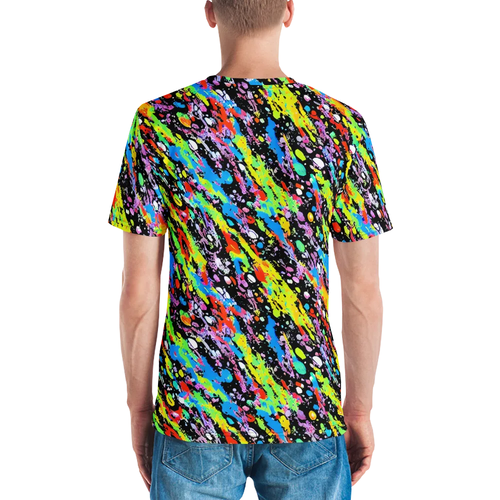 Pollock Pulse on Men's Crew Neck T-Shirt — Back