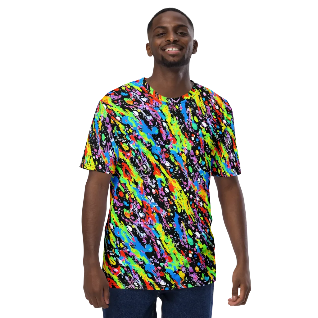 Pollock Pulse on Men's Crew Neck T-Shirt — Front