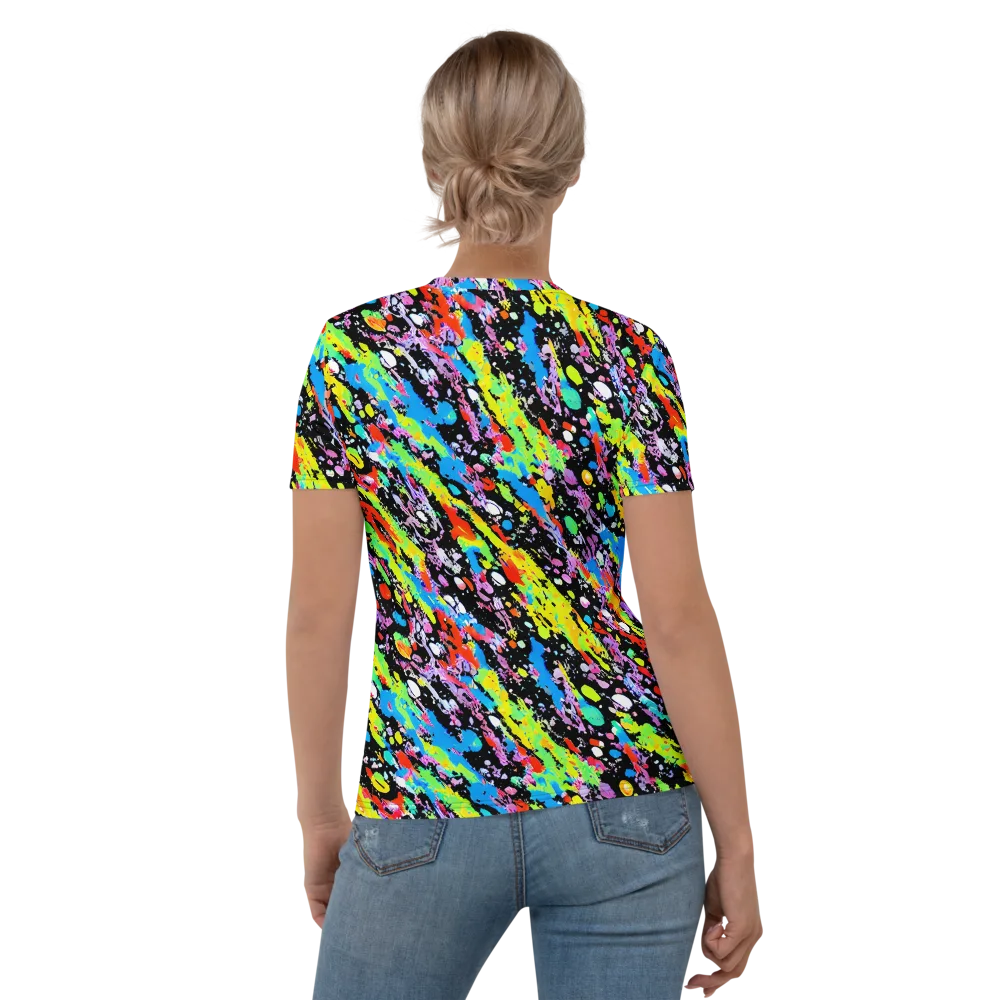 Pollock Pulse on Women's Crew Neck T-Shirt — Back