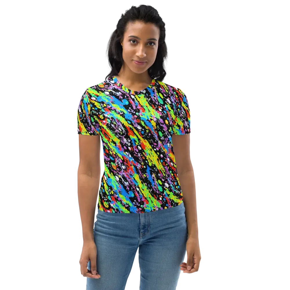 Pollock Pulse on Women's Crew Neck T-Shirt — Front