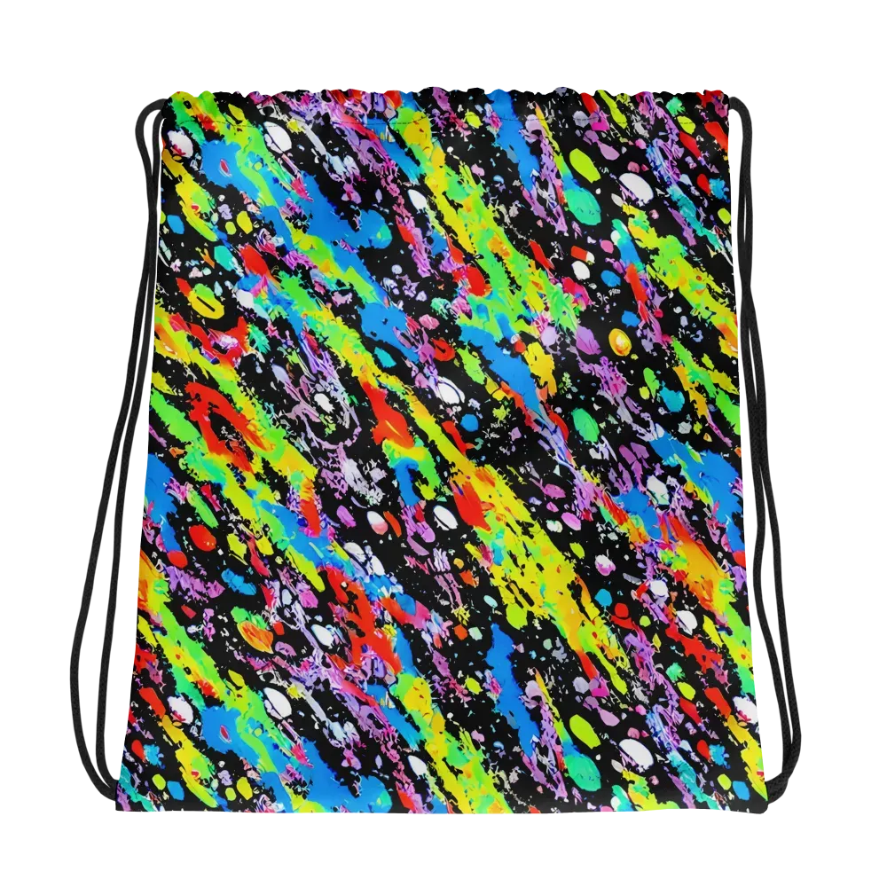 Pollock Pulse on Drawstring Bag — Photo