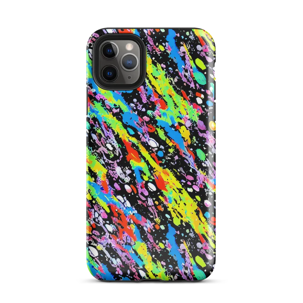 Pollock Pulse on Tough Case for iPhone® — Front