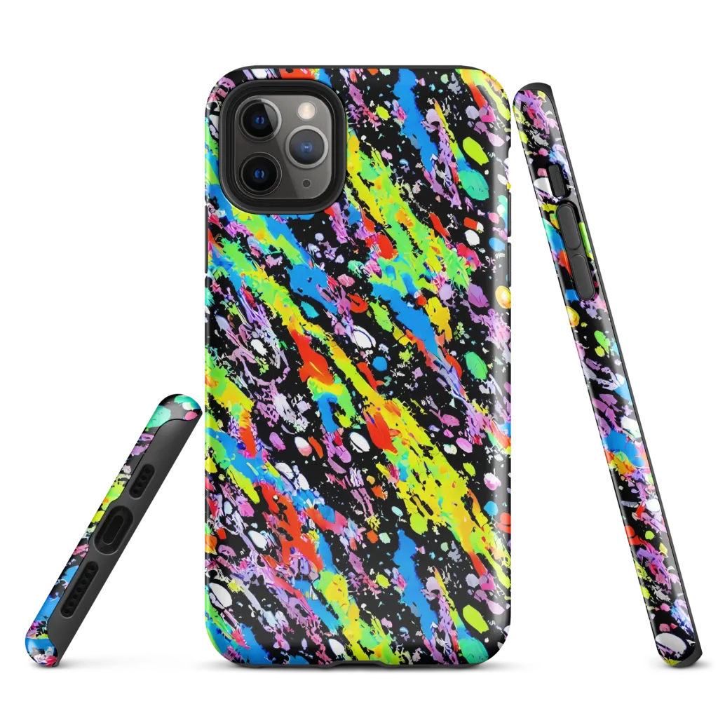 Pollock Pulse on Tough Case for iPhone® — Front