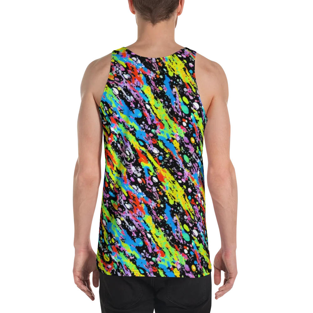 Pollock Pulse on Men's Tank Top — Back