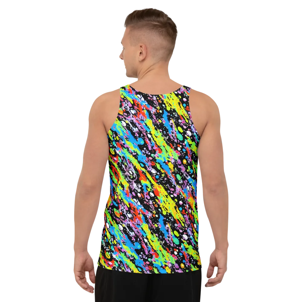 Pollock Pulse on Men's Tank Top — Back