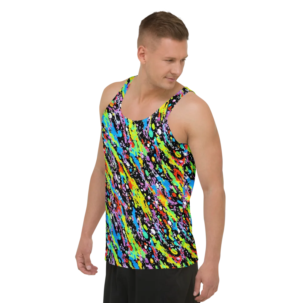 Pollock Pulse on Men's Tank Top — Left Front