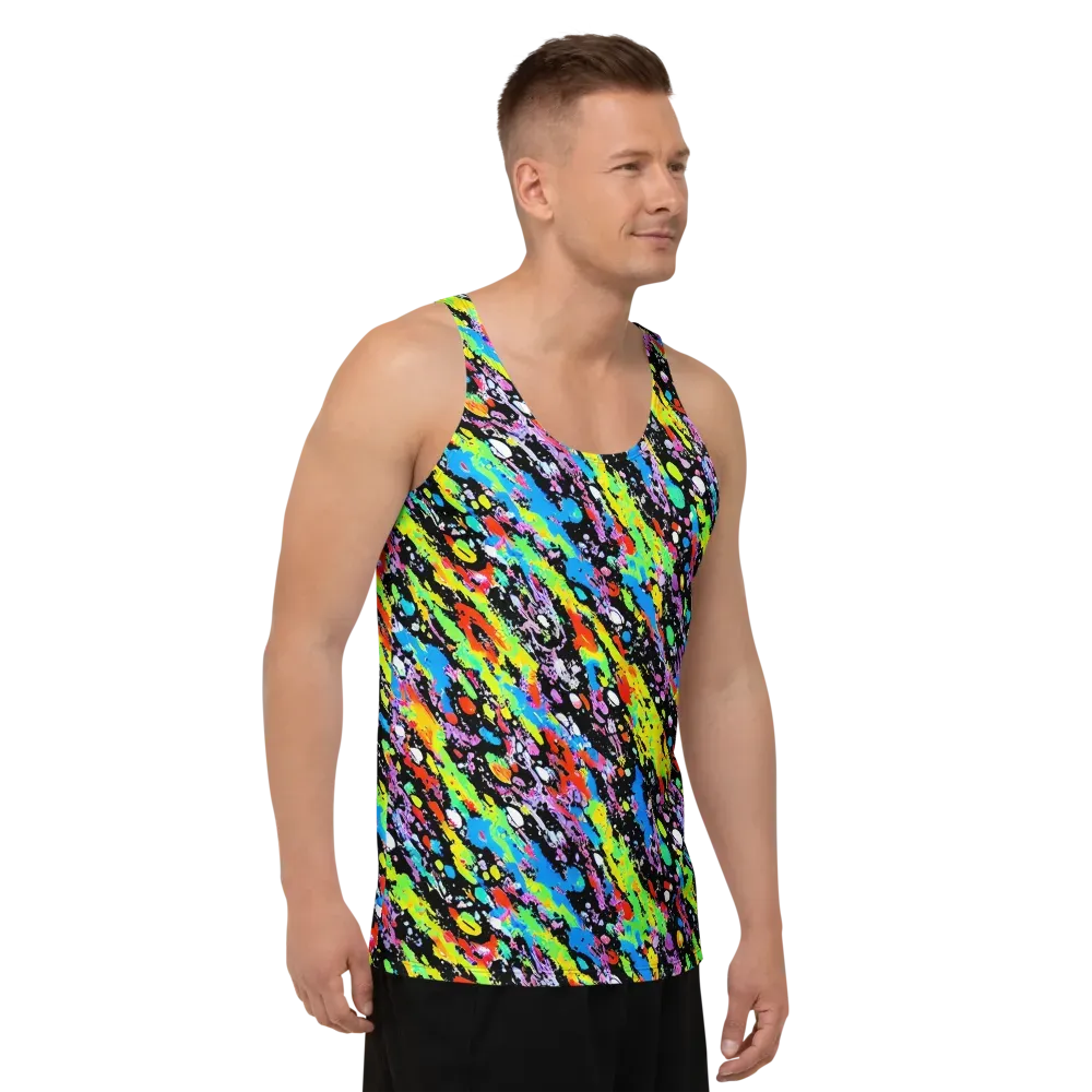 Pollock Pulse on Men's Tank Top — Right Front