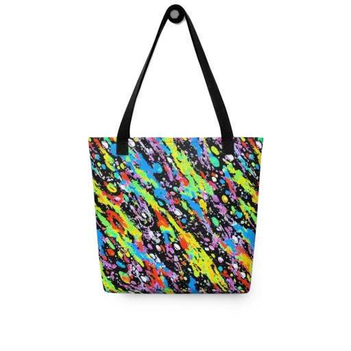 Pollock Pulse on a Tote Bag