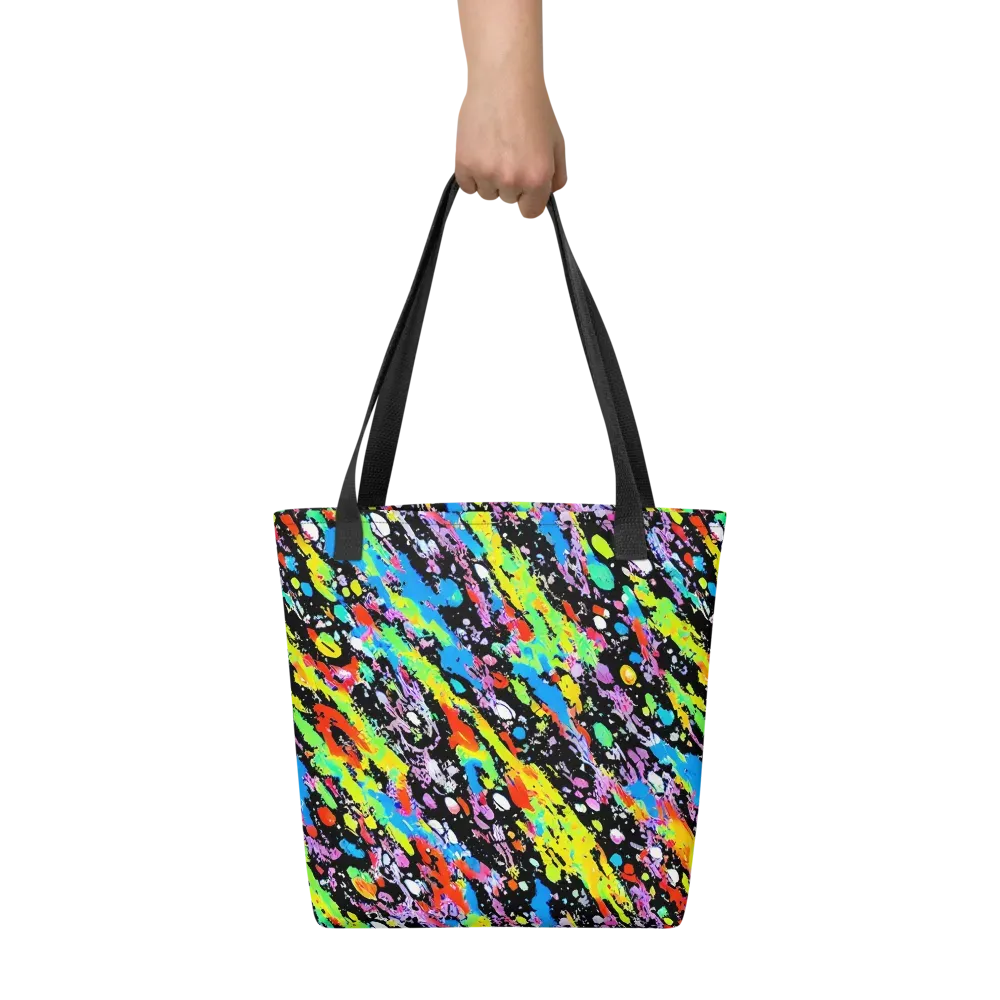 Pollock Pulse on Tote Bag — Front