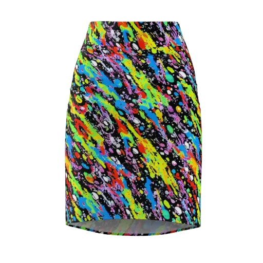 Pollock Pulse on a Pencil Skirt