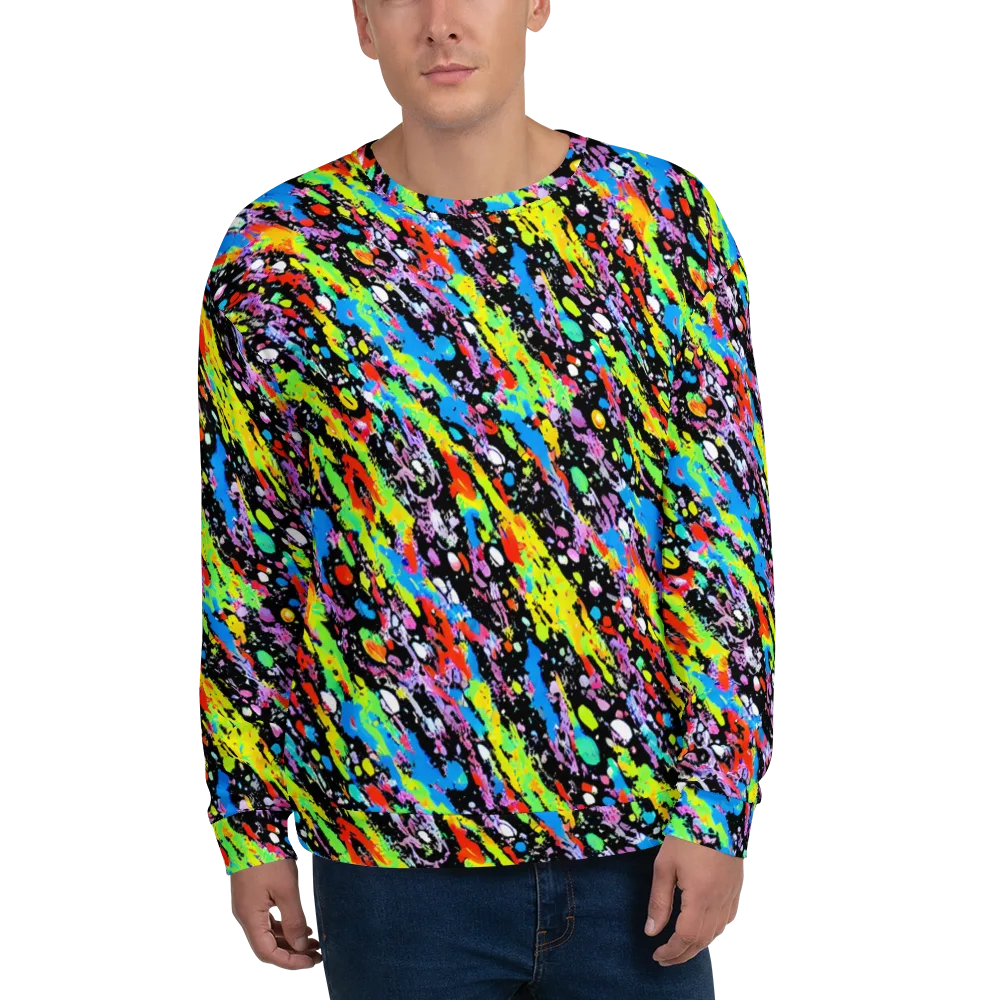 Pollock Pulse on Sweatshirt — Front