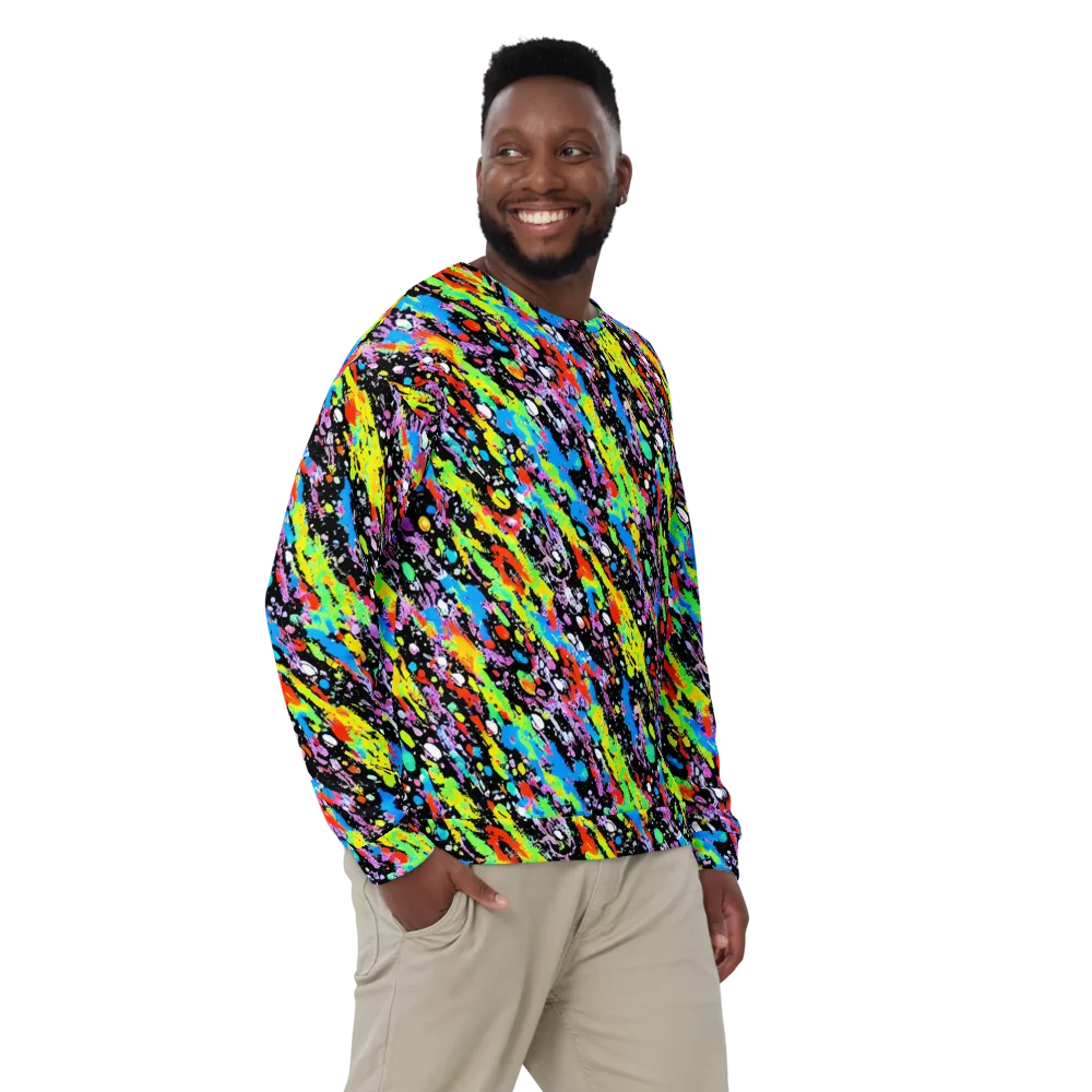 Pollock Pulse on Sweatshirt — Front