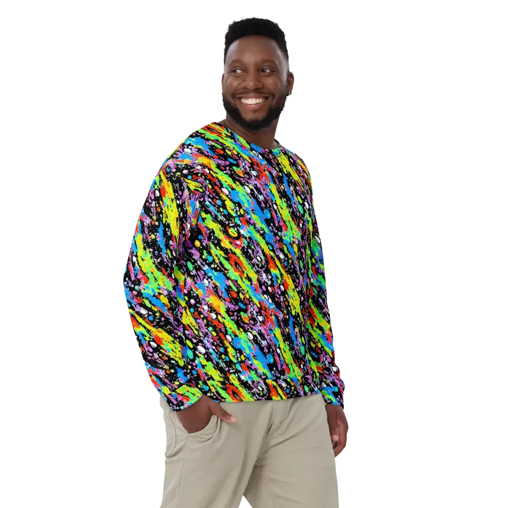 Pollock Pulse on Sweatshirt — Front