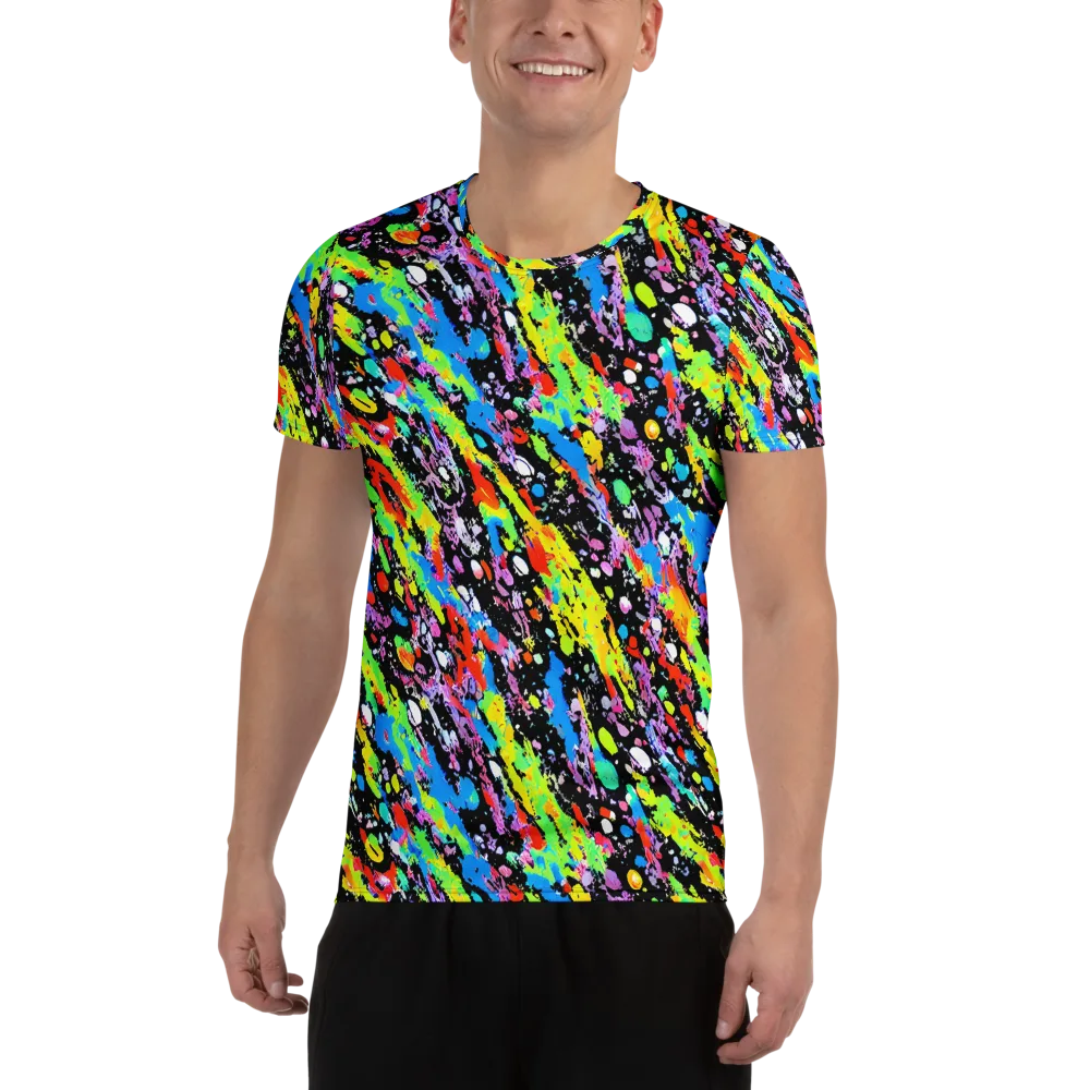 Pollock Pulse on Men's Athletic T-Shirt — Front