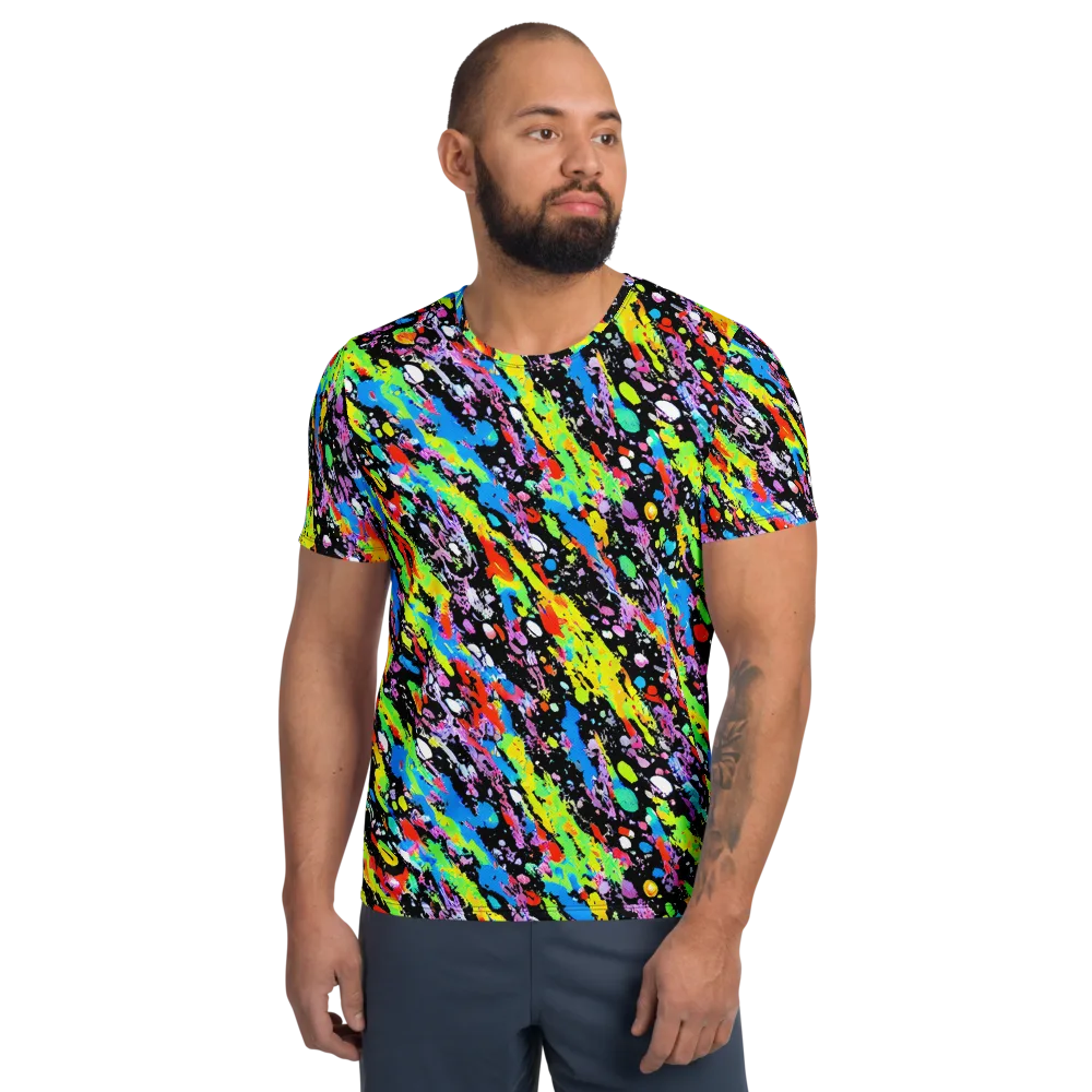 Pollock Pulse on Men's Athletic T-Shirt — Front