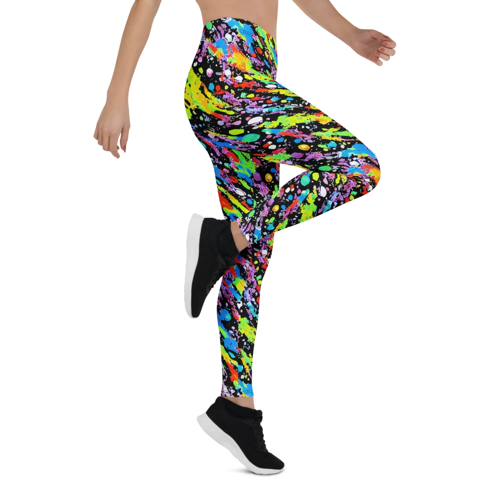 Pollock Pulse on Leggings — Right