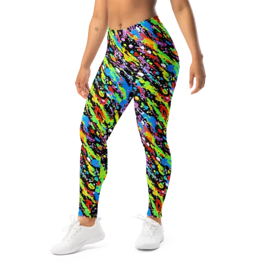 Pollock Pulse on a Leggings
