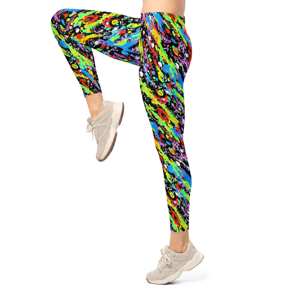 Pollock Pulse on Leggings — Left