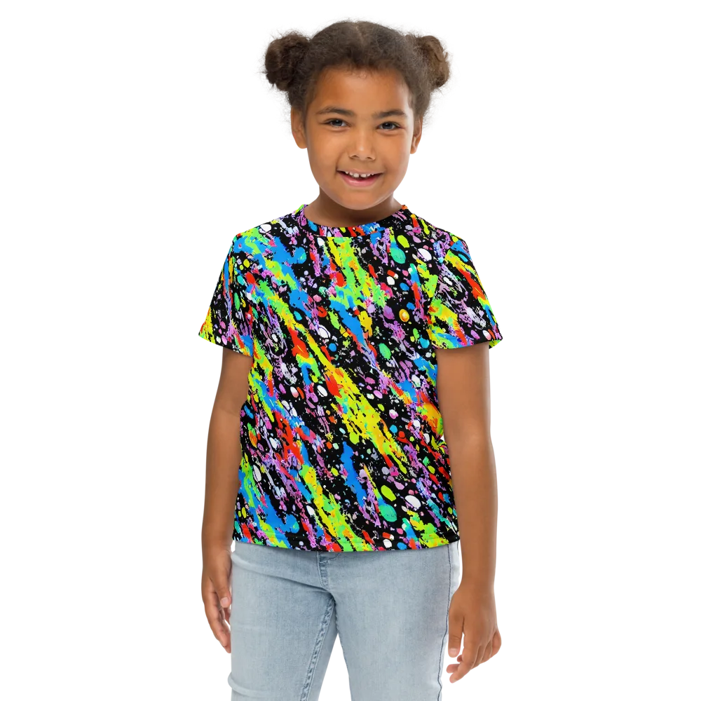 Pollock Pulse on Kids Crew Neck T-Shirt — Front