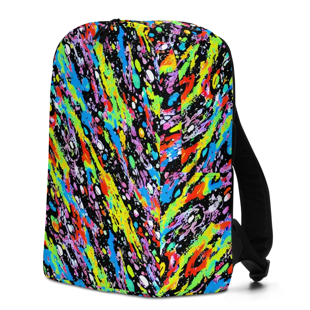 Pollock Pulse on Minimalist Backpack — Left