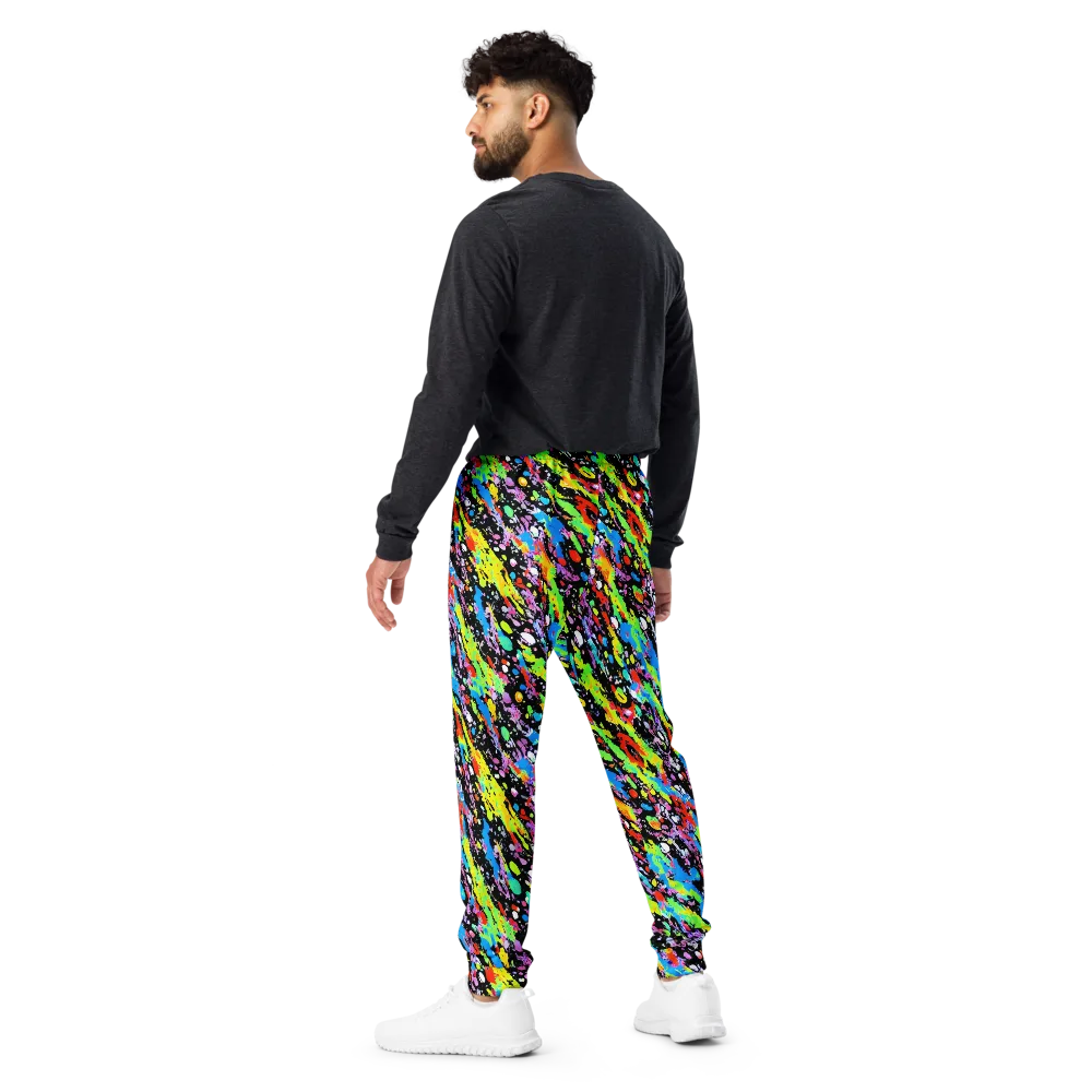 Pollock Pulse on Men's Joggers — Back