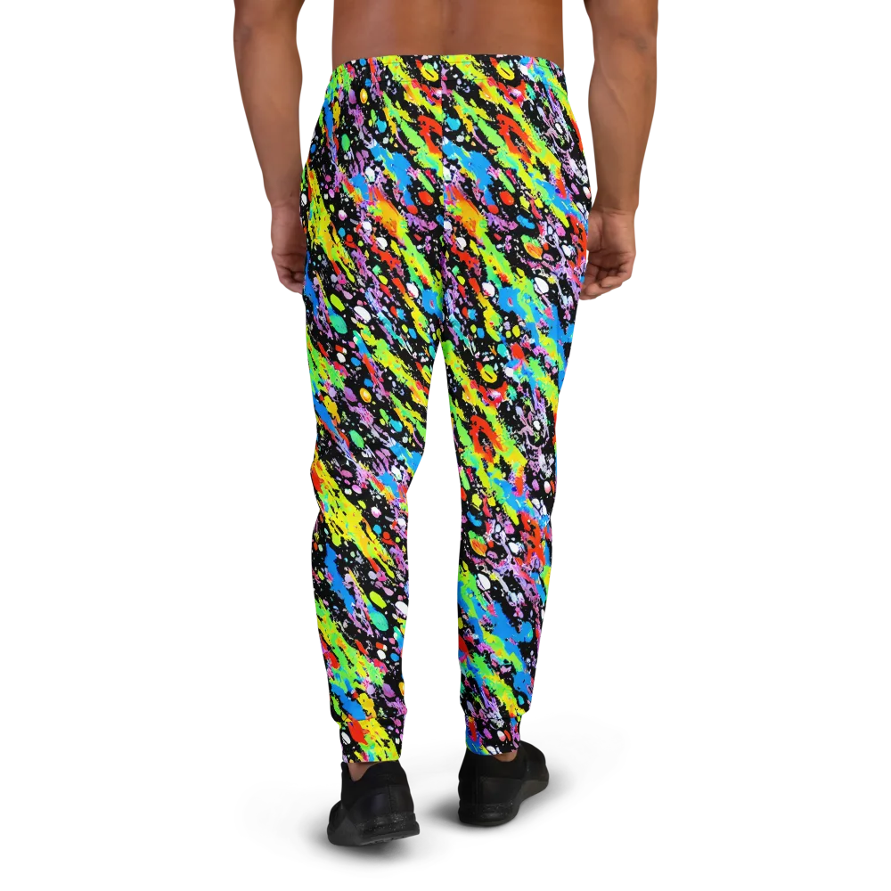 Pollock Pulse on Men's Joggers — Back