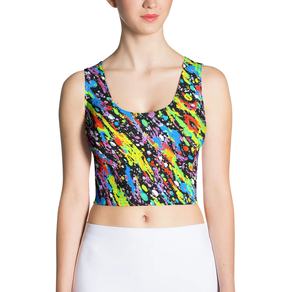 Pollock Pulse on Crop Top — Front