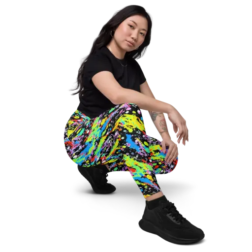 Pollock Pulse on a Leggings with Pockets