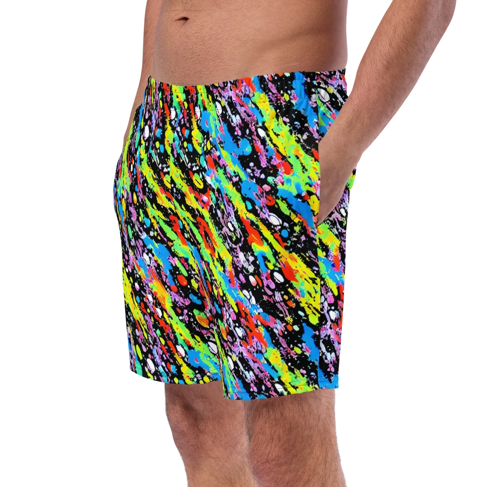 Pollock Pulse on Swim Trunks — Left Front