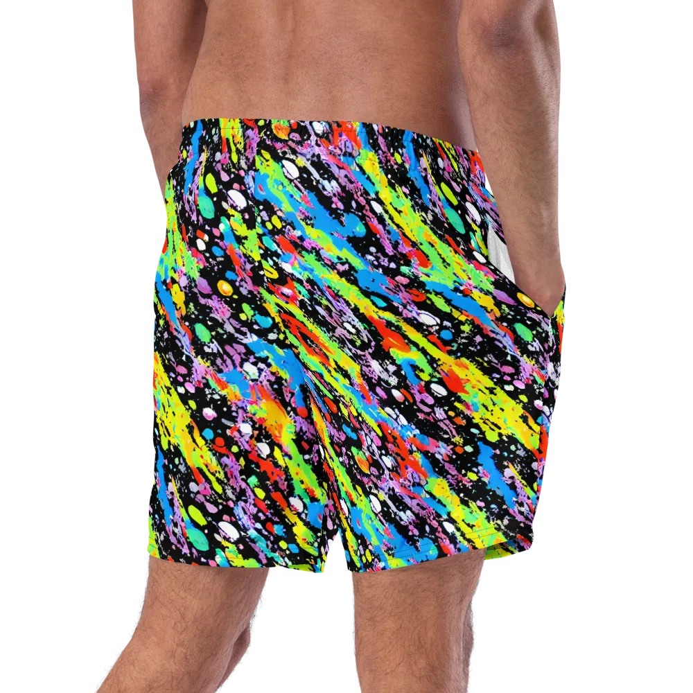 Pollock Pulse on Swim Trunks — Right Back