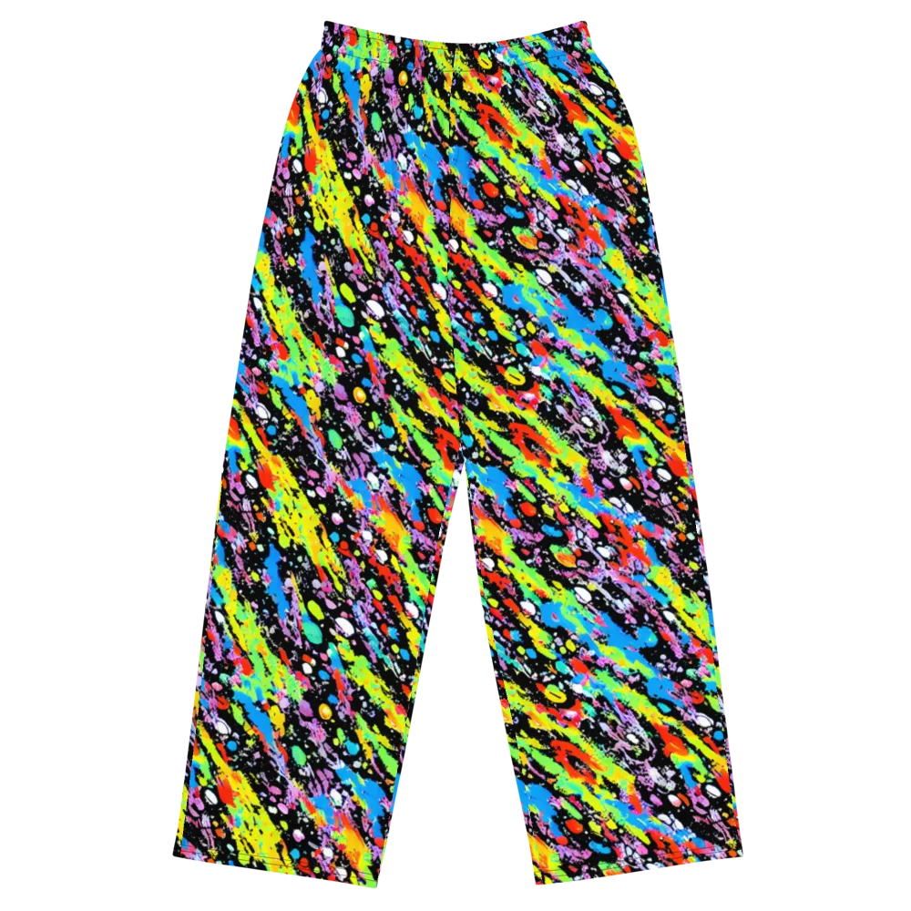 Pollock Pulse on Wide-Leg Pants — Front