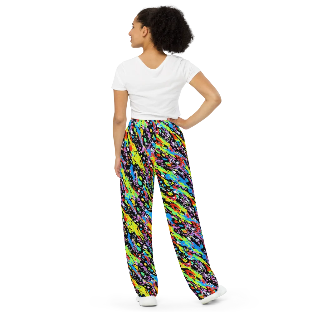 Pollock Pulse on Wide-Leg Pants — Back