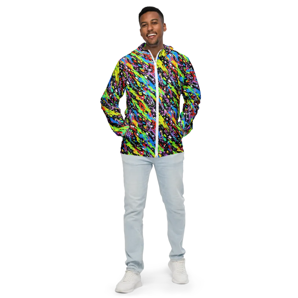 Pollock Pulse on Men's Windbreaker — Front