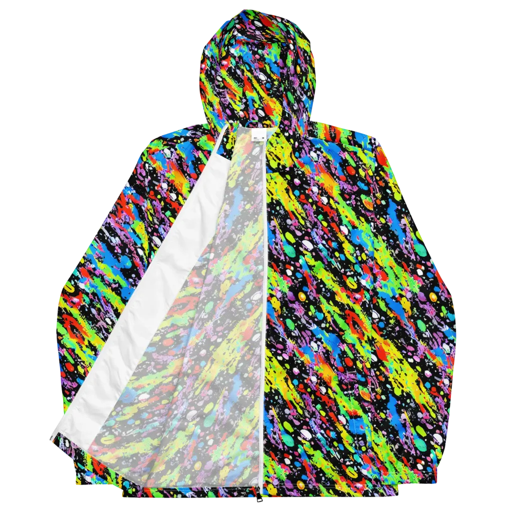 Pollock Pulse on Men's Windbreaker — Front