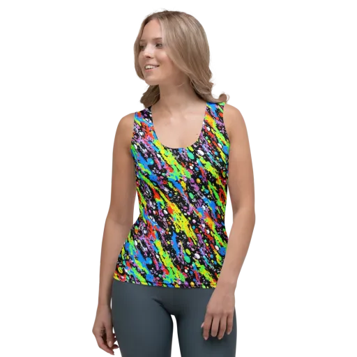 Pollock Pulse on a Women's Tank Top