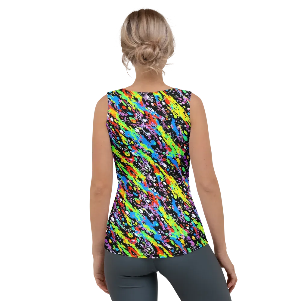 Pollock Pulse on Women's Tank Top — Back