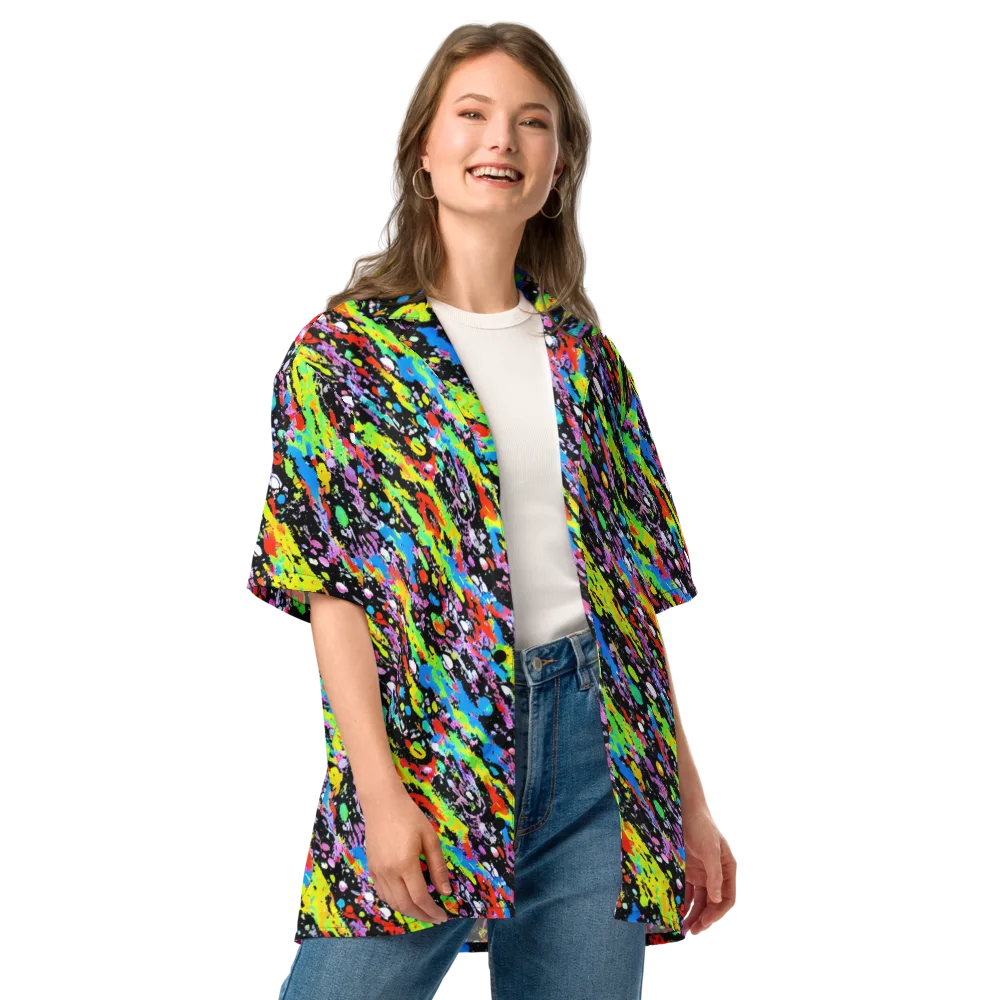 Pollock Pulse on Button Shirt — Front