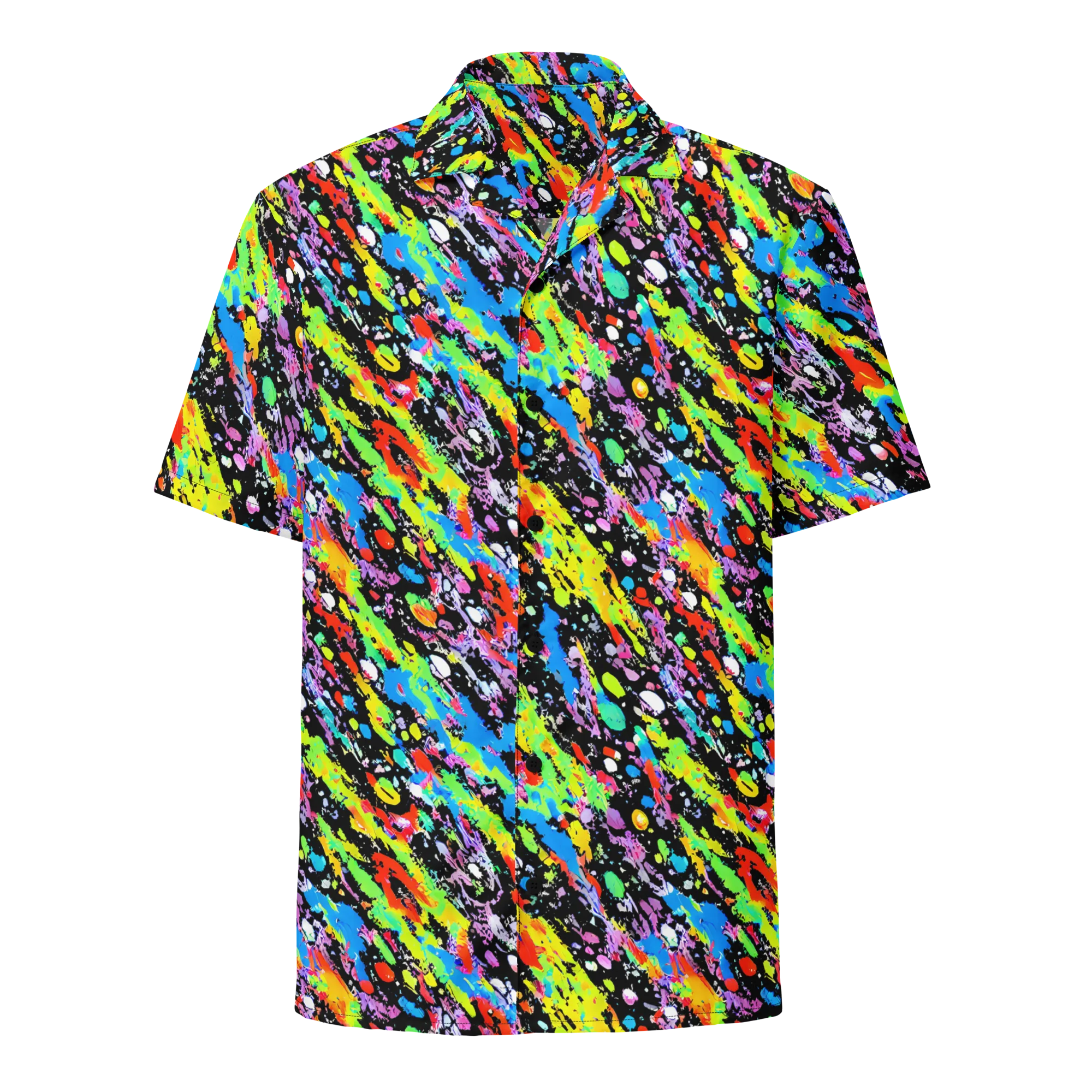 Pollock Pulse on Button Shirt — Front