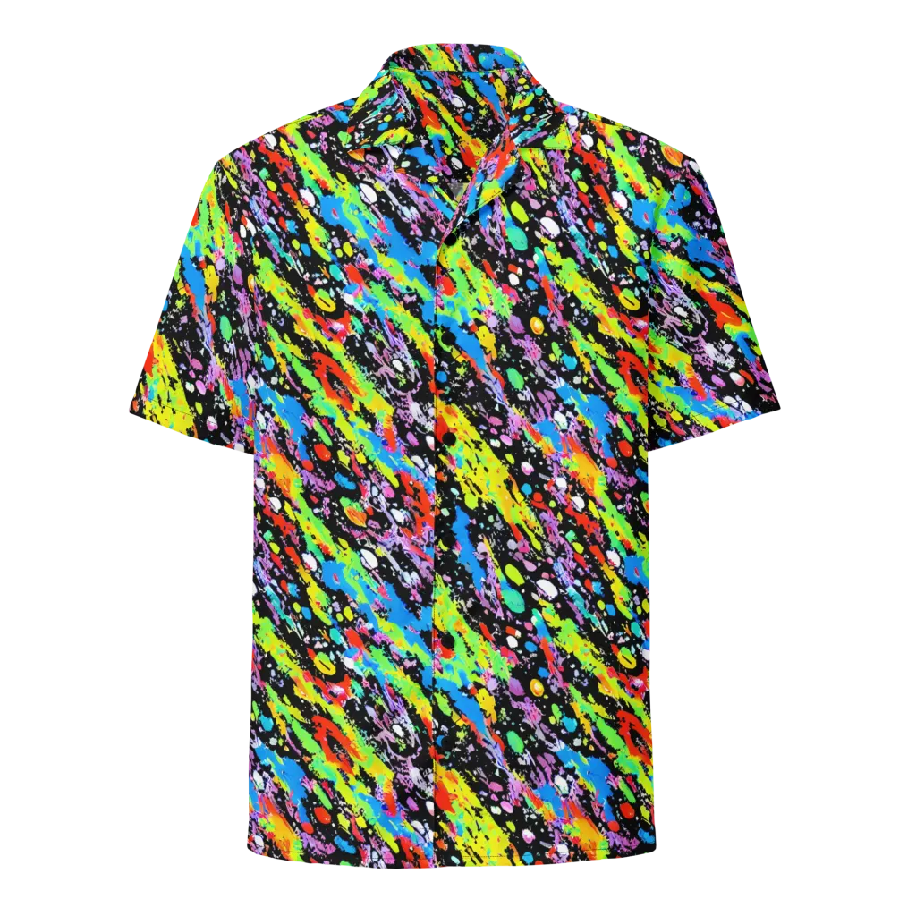 Pollock Pulse on Button Shirt — Front