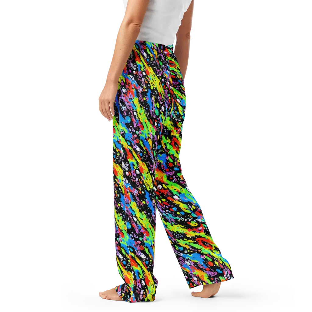 Pollock Pulse on Women's Pajama Pants — Left